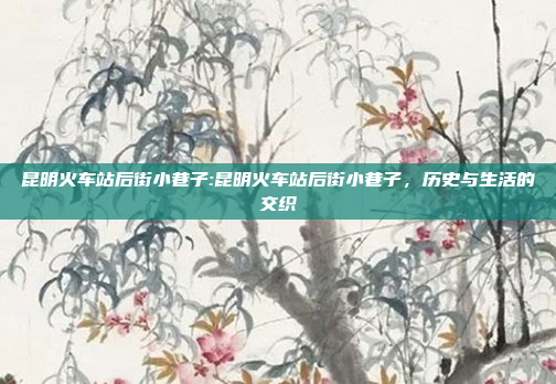 昆明火车站后街小巷子:昆明火车站后街小巷子，历史与生活的交织