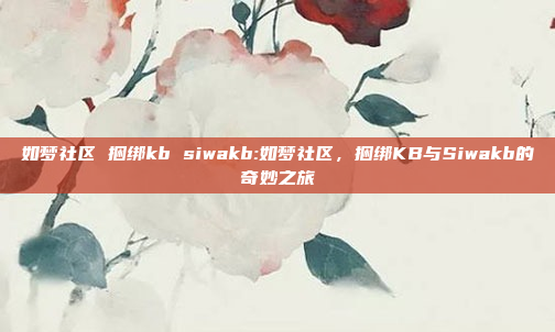 如梦社区 捆绑kb siwakb:如梦社区，捆绑KB与Siwakb的奇妙之旅